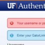 UF Authentication GatorLink Login